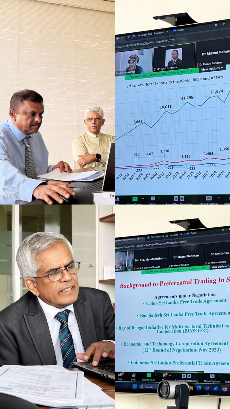 PF – ISAS Collaborative webinar session 1 – Sri Lanka’s potential accession to the Regional Comprehensive Economic Partnership (RCEP) – March 2024